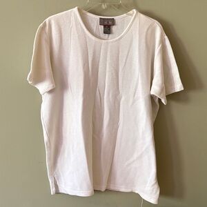 Style & Co. Men’s White Short Sleeve Crew Tee